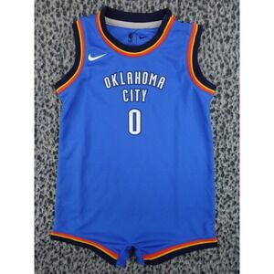 Nike Oklahoma City Thunder Russell Westbrook NBA Jersey Romper Toddler 24M Blue